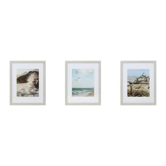 3 Pack Gallery&trade; Gray Frame with Mat by Studio D&eacute;cor&reg; {1}