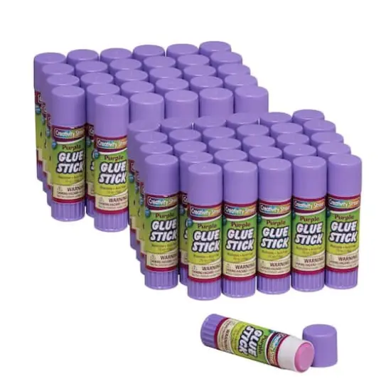 Creativity Street&reg; Purple Glue Sticks, 2 Packs of 30 {1}