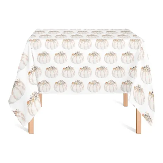 58" Chic Pumpkins Tablecloth {3}