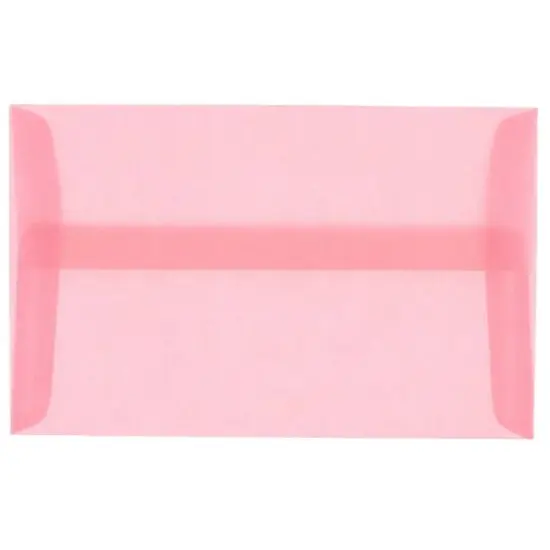 JAM Paper A1 Translucent Vellum Invitation Envelopes, 25ct. Orange {2}