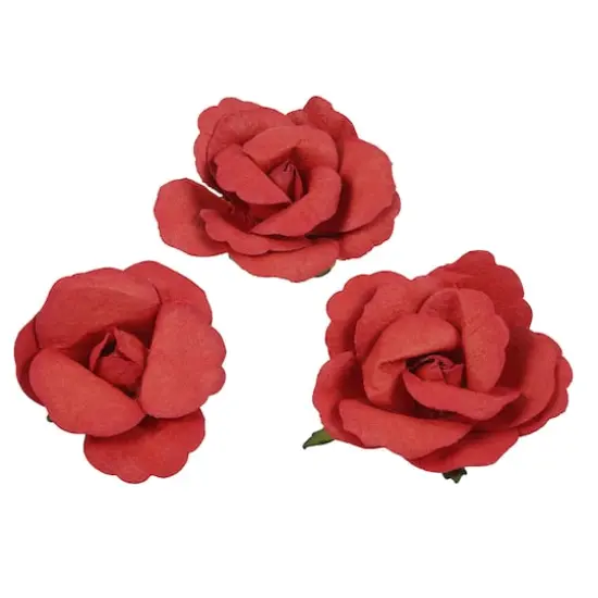 Red Paper Roses by Recollections&trade;, 12ct. {1}