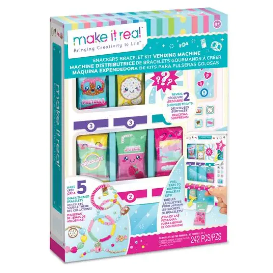 Make It Real&trade; Snackers Bracelet Kit Vending Machine {8}