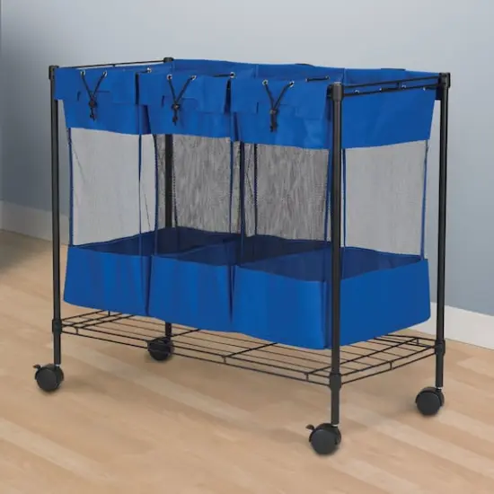 Household Essentials Laundry Sorter with Wheels {5}