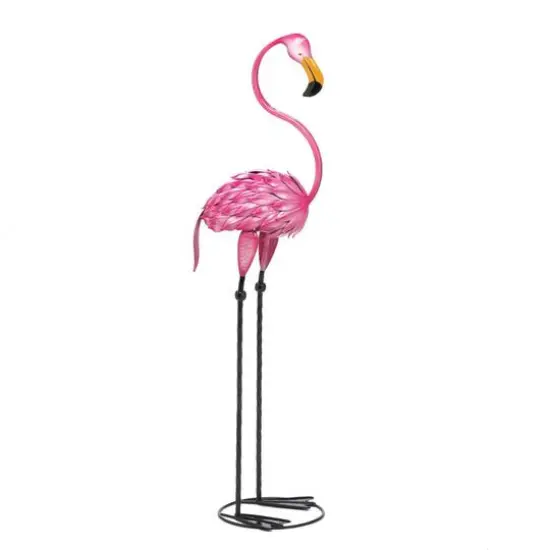 35" Tropical Tango Flamingo Statue {1}