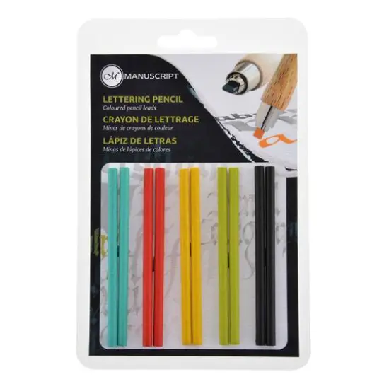Manuscript CalliCreative Mixed Color Round Lettering Pencil Refill Leads {1}