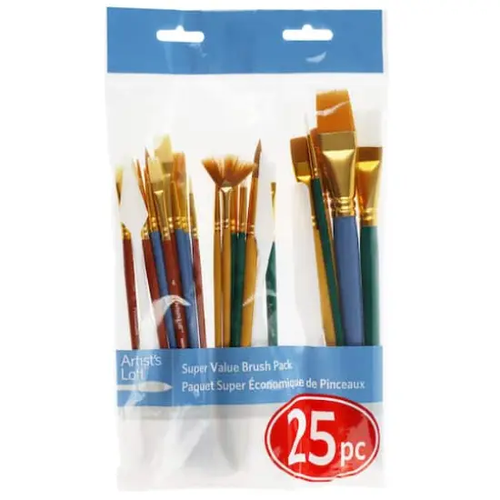 Super Value 25 Piece Brush Set by Artist's Loft&trade; Necessities&trade; {7}