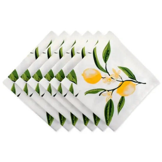 DII&reg; Lemon Bliss Print Napkin, 6ct. {1}