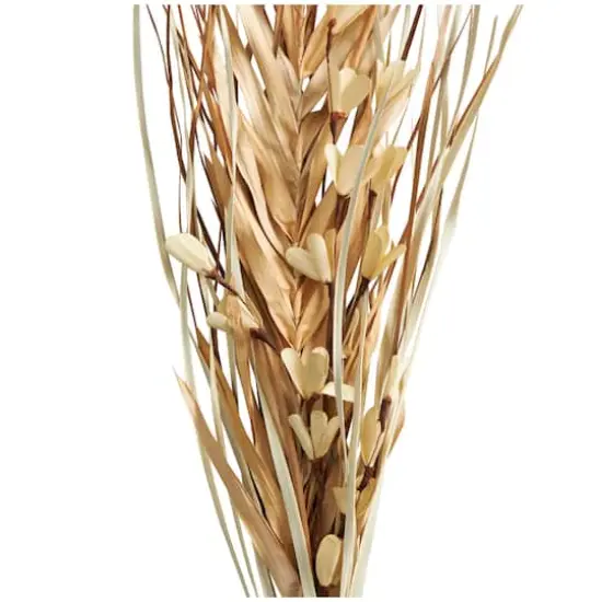 Mixed Light Brown Palm Leaf & Branch Foliage Bundle {4}
