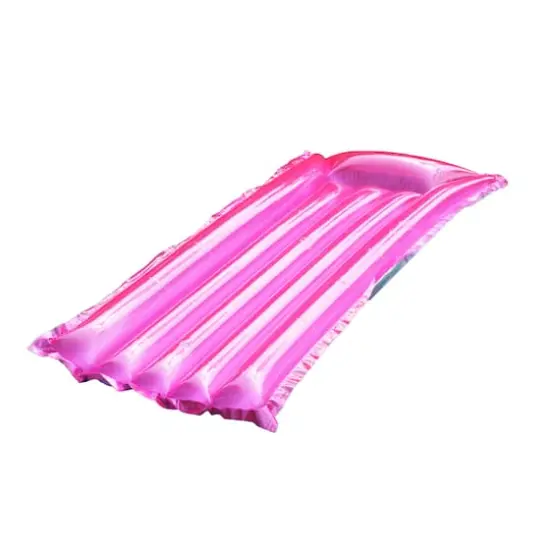Swimline 6ft. Pink Inflatable Reflective Sun Tanner Pool Float {1}