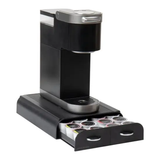 Mind Reader Anchor Collection Black 2-Drawer Single Serve Coffee Pod Drawer {7}