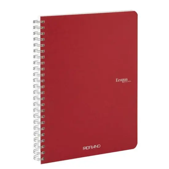 Fabriano&reg; EcoQua Spiral Bound Grid Notebook Cherry {4}