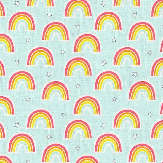 Fabric Editions Rainbow Sky Cotton Fabric {4}