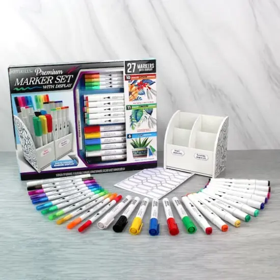 ArtSkills&reg; Art Marker Variety Set with Marker Display {4}