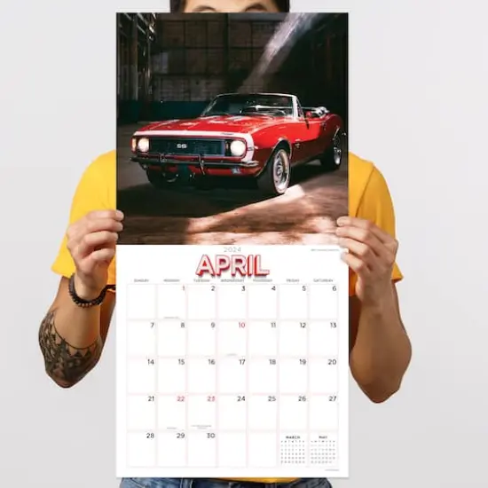 TF Publishing 2024 Camaro Wall Calendar {6}