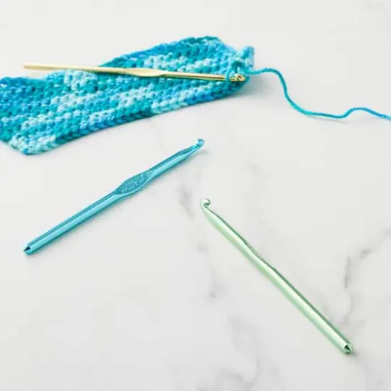 Aluminum Crochet Hook Set by Loops & Threads&reg;, H-J {3}