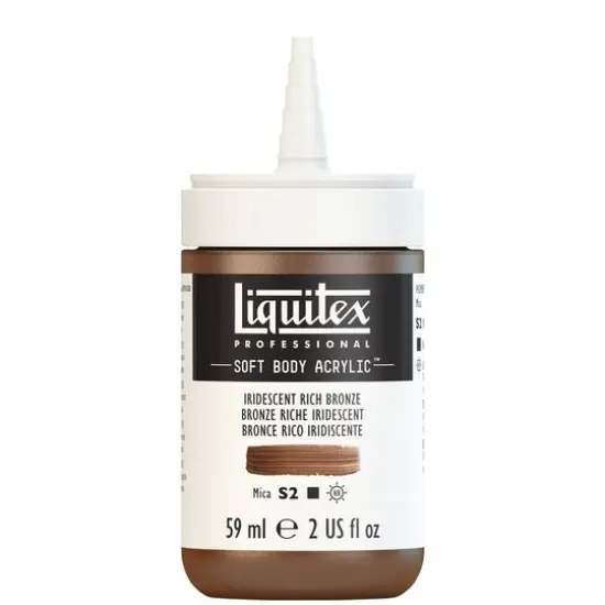Liquitex® Professional Soft Body Acrylic Bottle, 2oz. Iridescent Rich Bronze {9}
