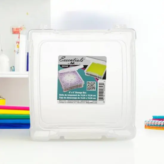 ArtBin&reg; Essentials&trade; 6" x 6" Translucent Storage Box {11}