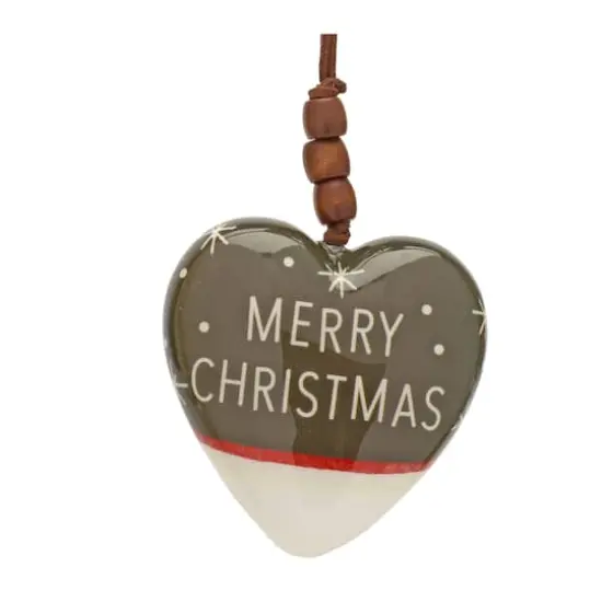 12 Pack 4.75" Heart Plastic Ornaments {6}