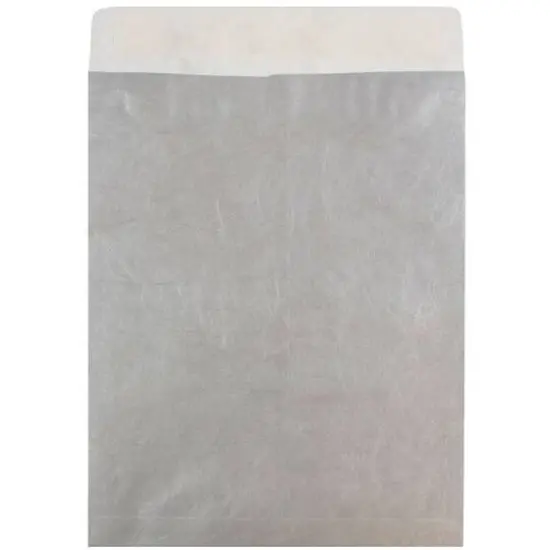 JAM Paper 10" x 13" Tyvek Tear-Proof Open End Catalog Envelopes, 25ct. Silver {4}