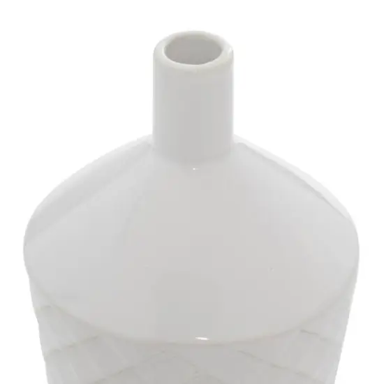 White Porcelain Modern Vase Set {6}