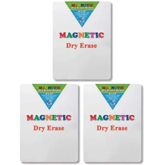 Flipside Products 9" x 12" Magnetic Dry Erase Boards, 3ct. {1}