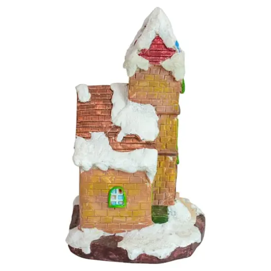 8.5" LED Lighted Church Christmas Village Decoration {9}
