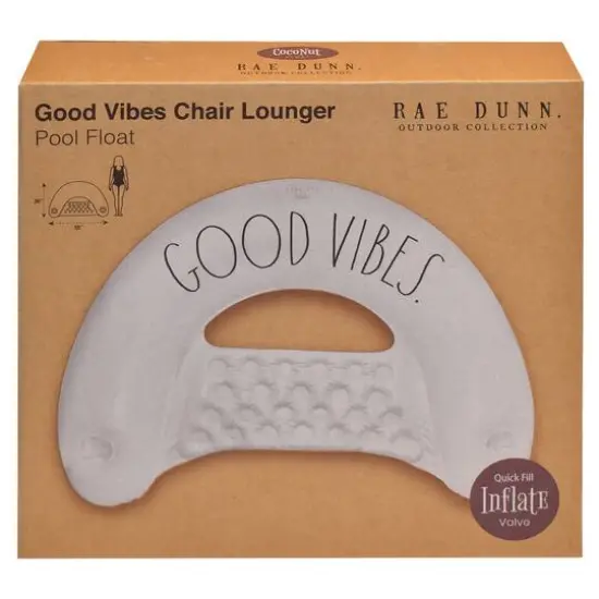Rae Dunn Good Vibes Chair Lounger {6}