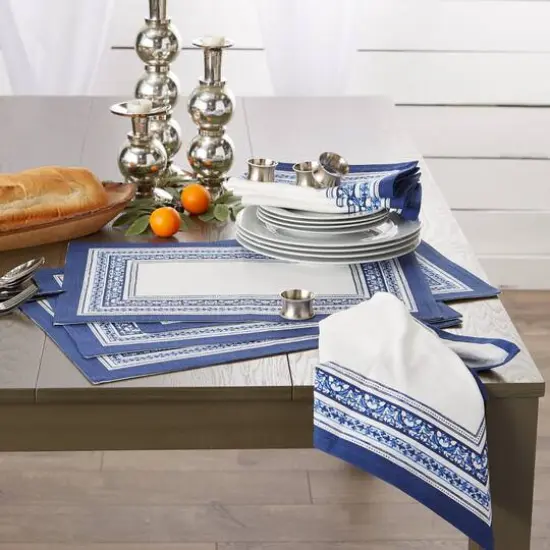 DII&reg; Porto Stripe Print Placemat Set, 6ct. {3}