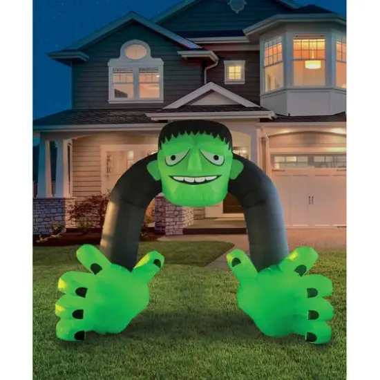13ft. Inflatable Halloween Archway with Steady LED Lighting {4}