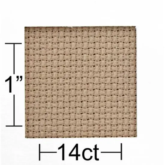 Essentials by Leisure Arts 14 Count Aida Cloth, 30" x 36" Beige {4}
