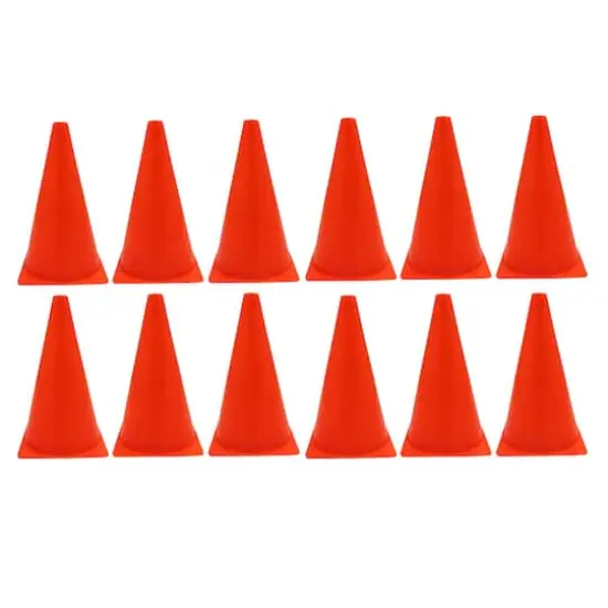 Dick Martin Sports 9" Safety Cones, 12ct. {1}