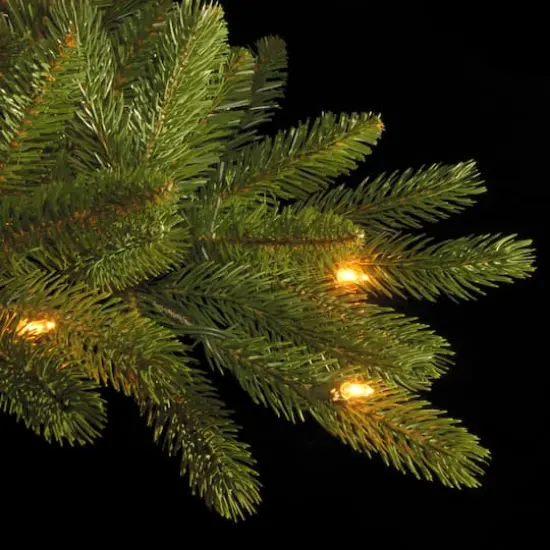 6.5ft. Pre-Lit Grand Fir Artificial Christmas Tree, Clear Lights {5}