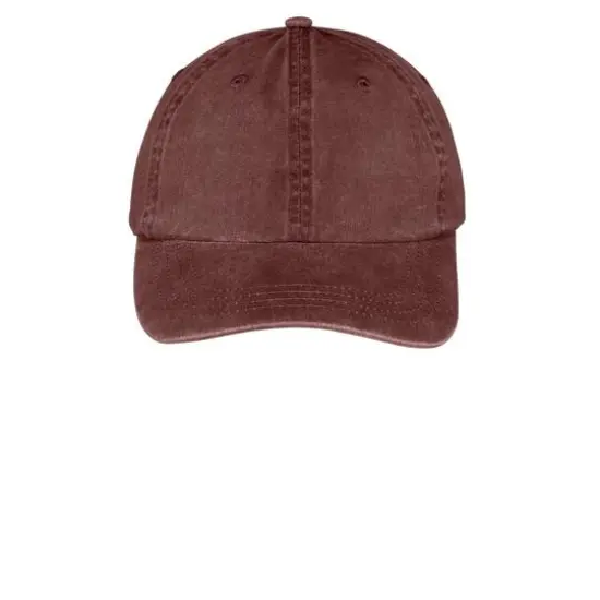 Port & Company&reg; Pigment-Dyed Cap Black {2}