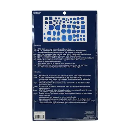 Blue Moon Studio&trade; UV Resin Craft Large Shapes Mold {6}