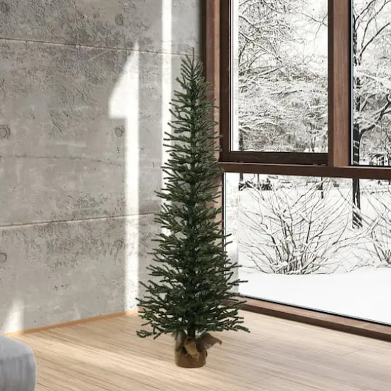 5ft. Unlit Mini Pine Artificial Christmas Tree {3}