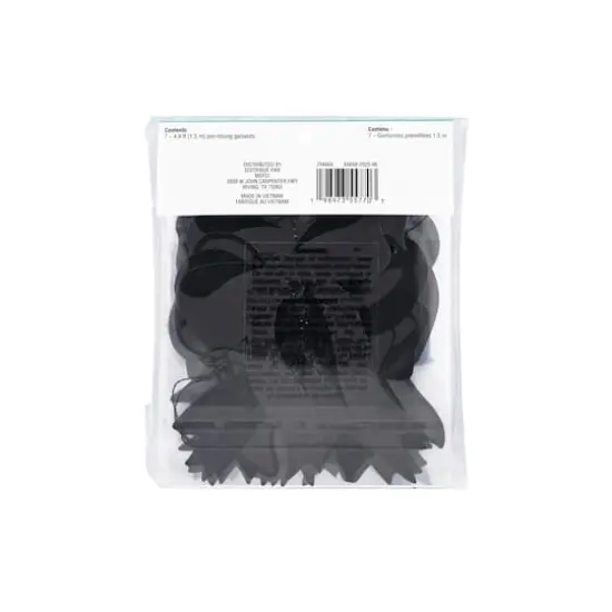 5ft. Black Bow Garland Backdrop by Celebrate It&trade; {4}