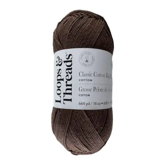 Classic Cotton Big Ball&trade; Solid Yarn by Loops & Threads&reg; Bark {1}