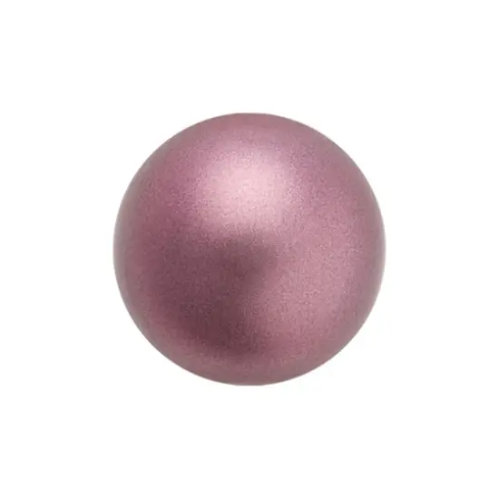 Preciosa Maxima 12mm Round Nacre Pearls, 6ct. Light Burgundy {1}