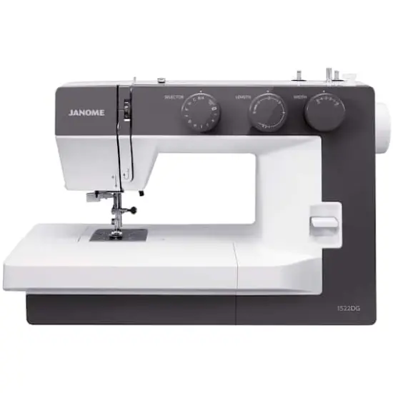 Janome 1522-DG 22-Stitch Mechanical Sewing Machine with Wide Sewing Bed {1}