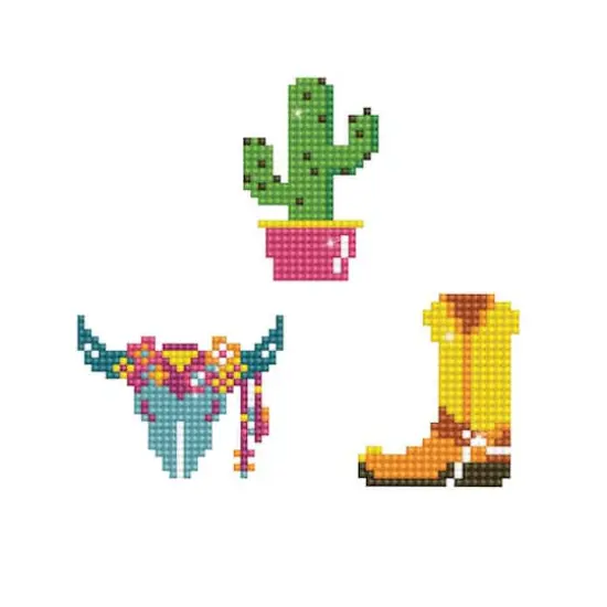 Diamond Dotz&reg; Beginner West DOTZIES Stickers Diamond Painting Artwork Kit {1}