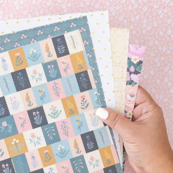 American Crafts Maggie Holmes Parasol Single-Sided Paper Pad, 6" x 8" {6}