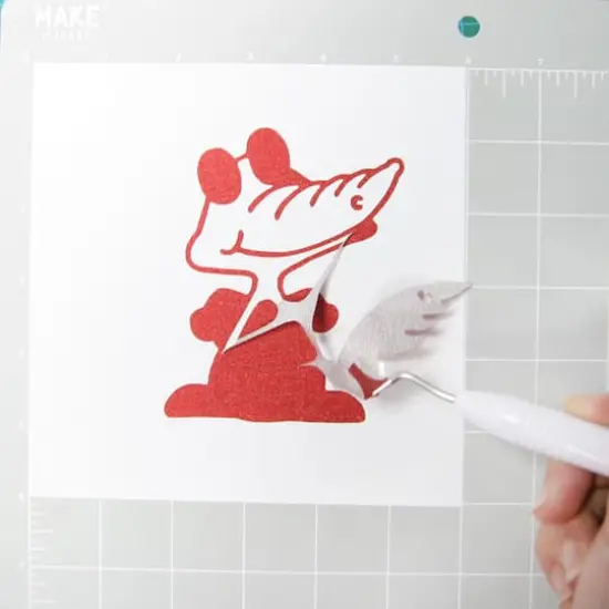 Glitter Permanent Vinyl by Make Market&reg; Red {4}