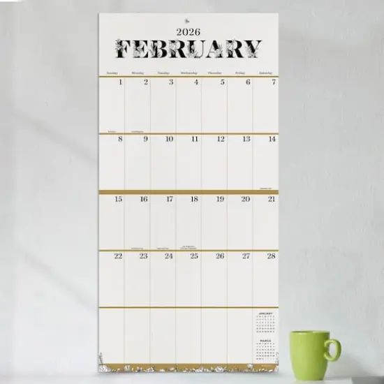 2026 Big Grid-Floral Wall Calendar {4}