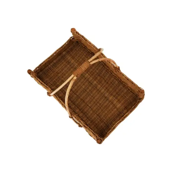 Hello Honey&reg; 16" Natural Decorative Rattan Hanging Basket {4}