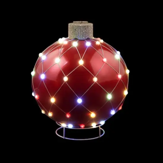 21" Red Outdoor Lightshow Ornament {6}