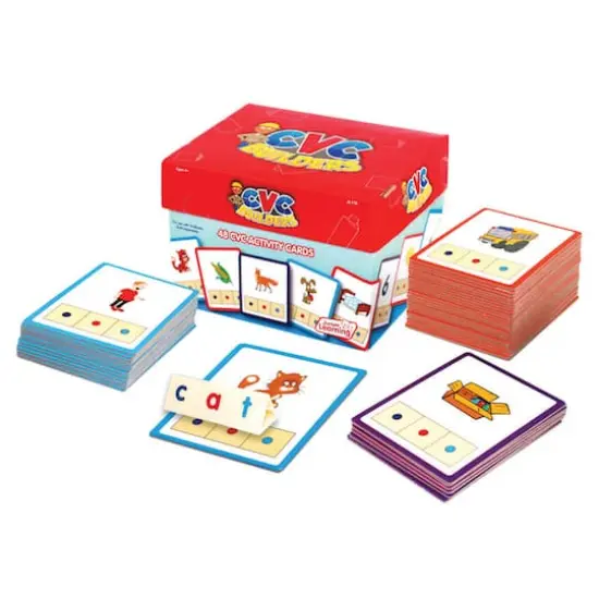 Junior Learning&reg; CVC Word Builders Activity Cards {1}