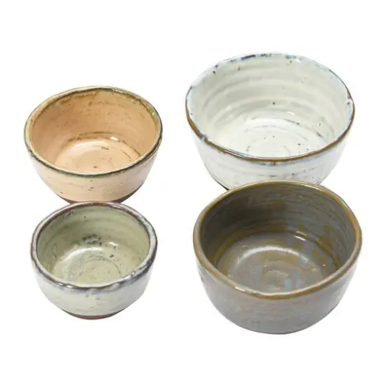 Hello Honey&reg; Stoneware Bowls with Reactive Glaze Finish, 4ct. {5}