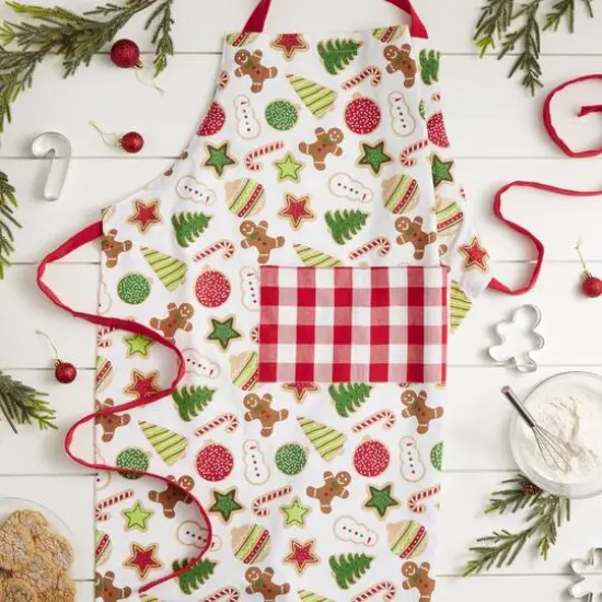 DII&reg; Christmas Cookies Print Chef Apron {6}