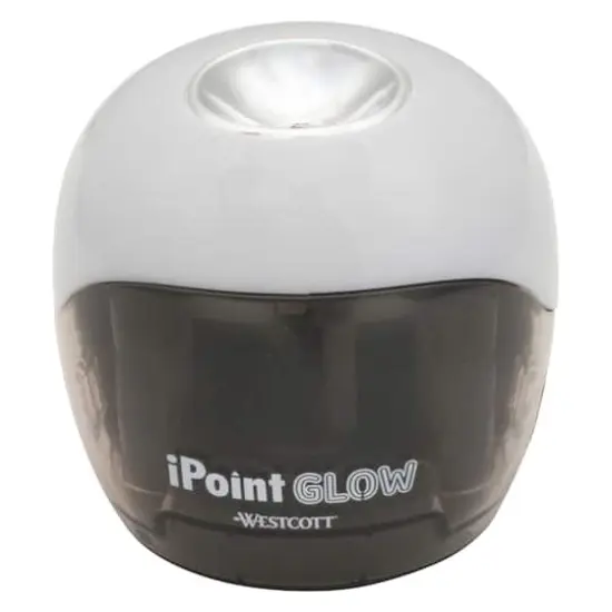 Westcott&reg; iPoint&reg; Glow Color Changing Battery Pencil Sharpener {8}