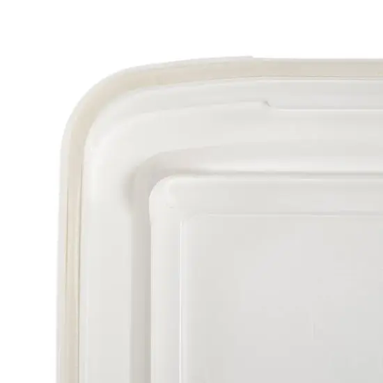 IRIS Clear, White, Black, Dark Gray 55qt. Food Container With Sealed Top & Scoop {7}